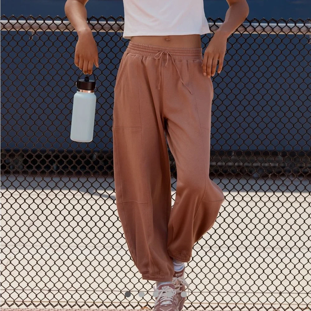 Anthropologie Taupe Zola Joggers - Picture 1 of 7